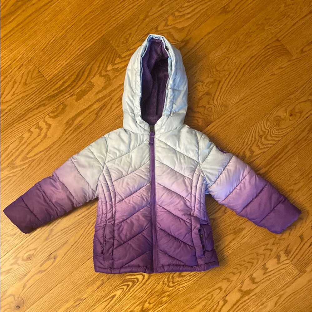 OshKosh B'gosh Purple Gradient Puffer Jacket